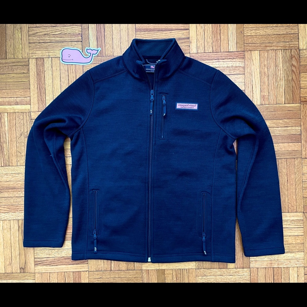 NWT! Vineyard Vines Fleece Jacket Full-Zip